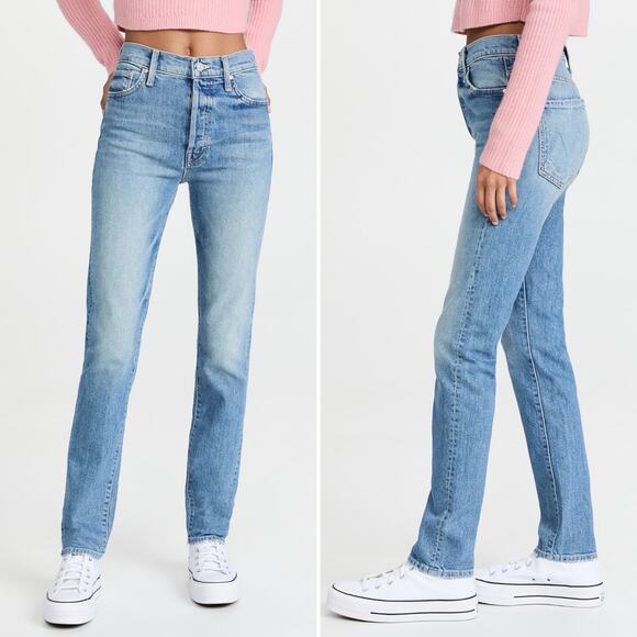 MOTHER Superior High Rise Pick Up Skimp Jeans In My Melancholy Size 23 - Picture 14 of 14